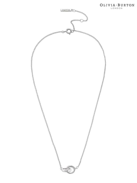 Olivia Burton Classic Interlink Silver Necklace (254892) | £55