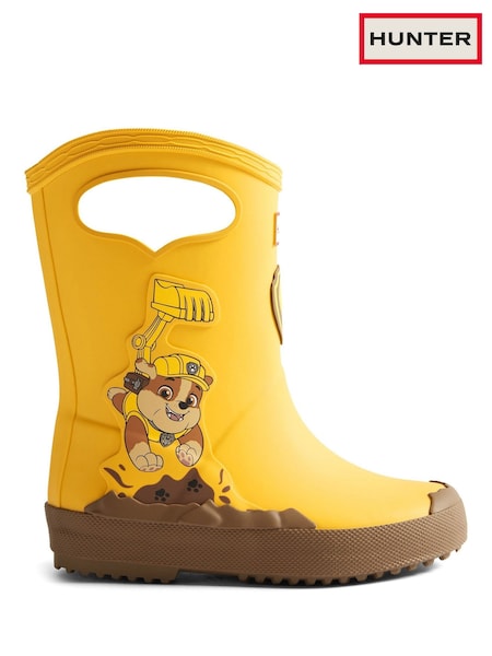 Yellow - Hunter First Paw Patrol Wellies