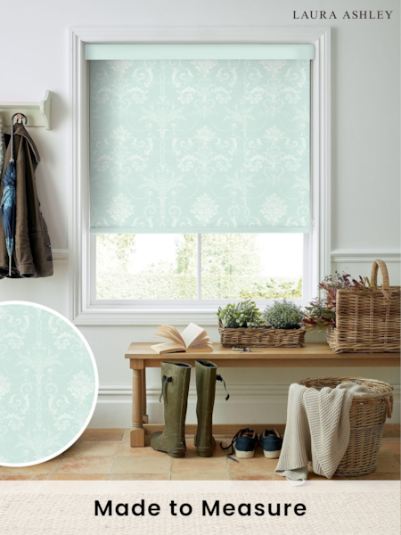Laura Ashley Duck Egg Blue Josette Made To Measure Roller Blind (255499) | £58