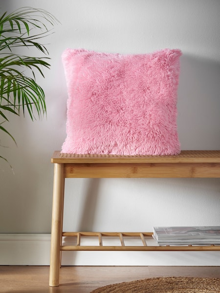 Catherine Lansfield Bright Pink So Soft Cuddly Cushion (255877) | £16
