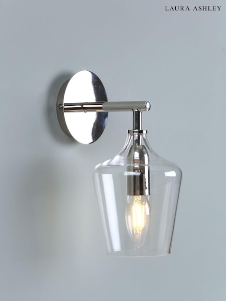 Laura Ashley Clear Ockley Wall Light (256020) | £80