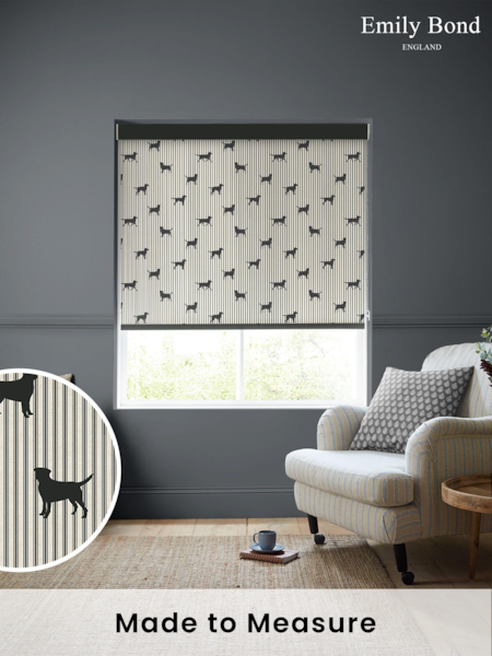 Emily Bond Coal Marley Made to Measure Roller Blinds (256331) | £58