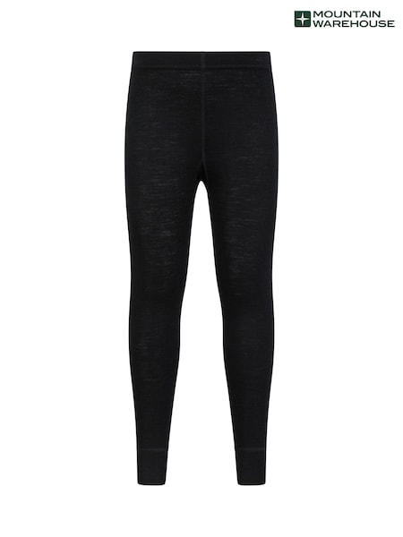 Black - Mountain Warehouse Merino Kids Ii Baselayer Thermals