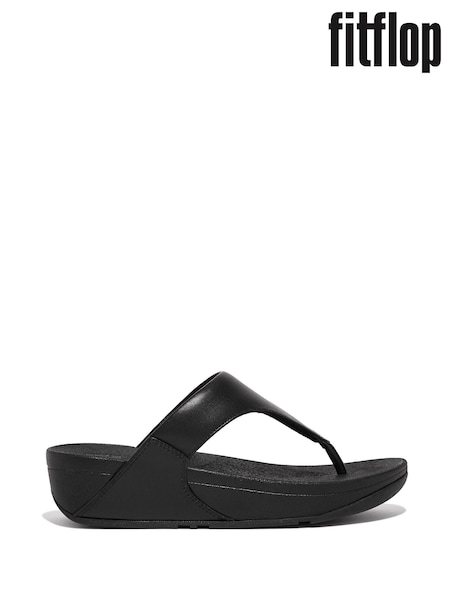 FitFlop Lulu Leather Toe Post Sandals (259524) | £75