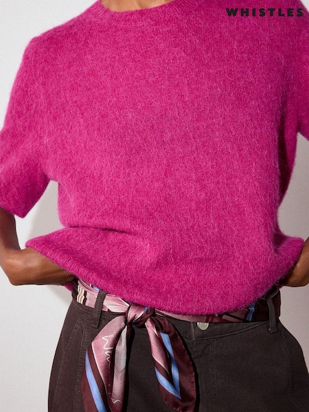 Pink - Whistles Mix Knitted T-shirt