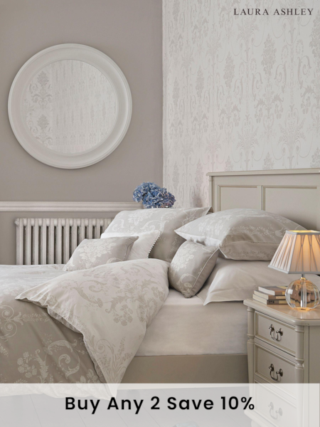 Laura Ashley Dove Grey Clifton Bed Frame (259643) | £950 - £1,100