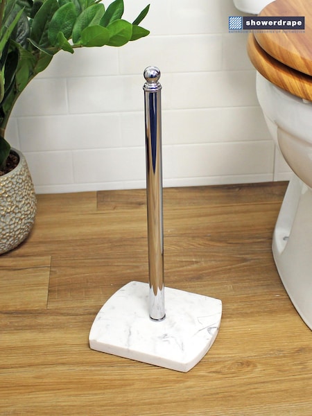 Showerdrape White Octavia Spare Toilet Paper Holder (260517) | £30