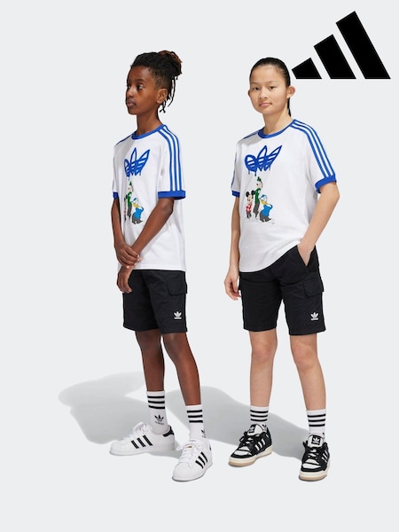 adidas Black Kids Originals Cargo Shorts (260716) | £23