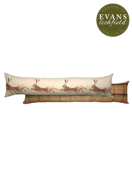 Evans Lichfield Natural Hunter Leaping Hare Draught Excluder (261694) | £28