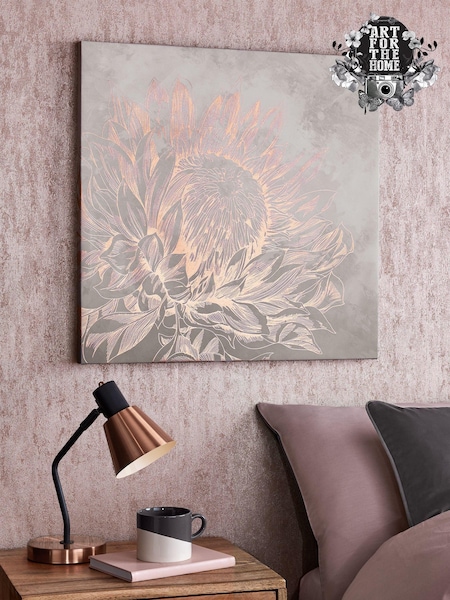Art For The Home Grey Pretty Protea Wall Art (263304) | £38