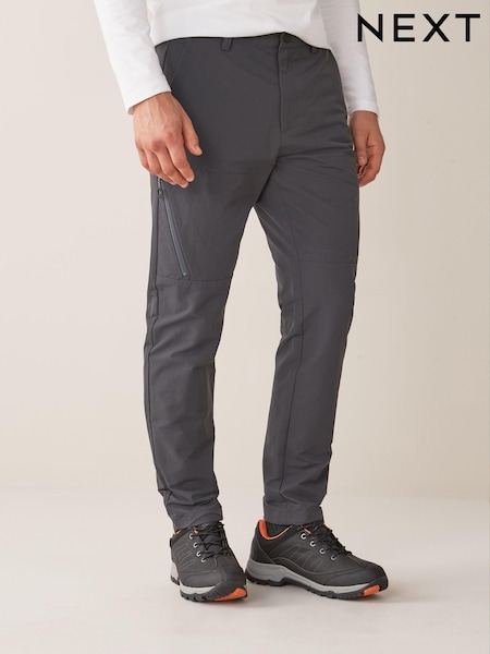 Dark Grey Shower Resistant Walking Trousers (263363) | £32