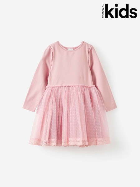 Pink - Cotton On Eloise Long Sleeve Dress Up Dress