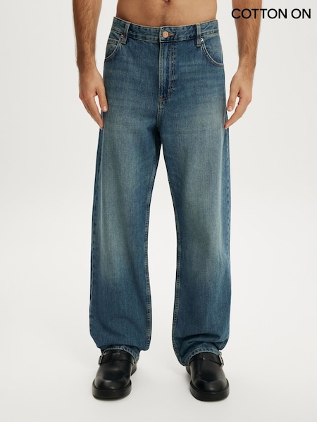 Blue - Regular Cotton On Baggy Jeans