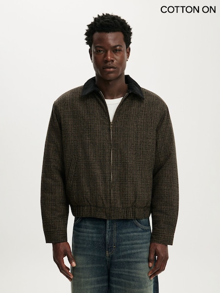 Green - Regular Cotton On Ranch Harrington Jacket