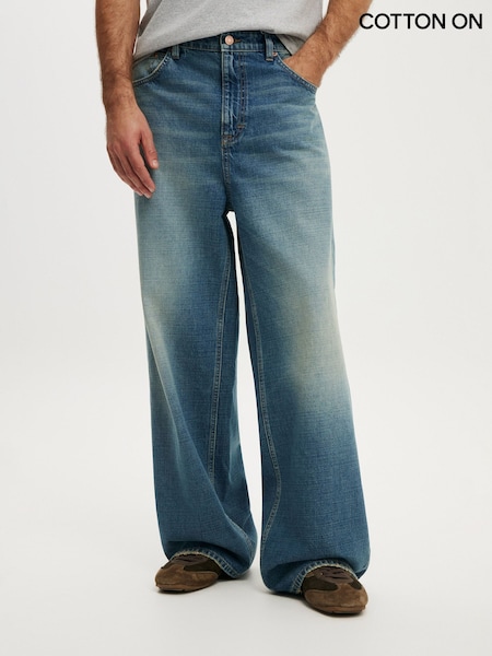 Light Blue - Regular Cotton On Super Baggy Jeans