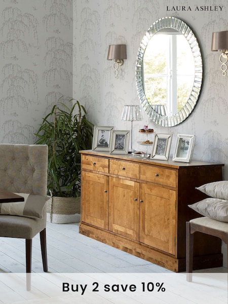 Laura Ashley Honey Gold Garrat 3 Door 3 Drawer Sideboard (264368) | £1,075