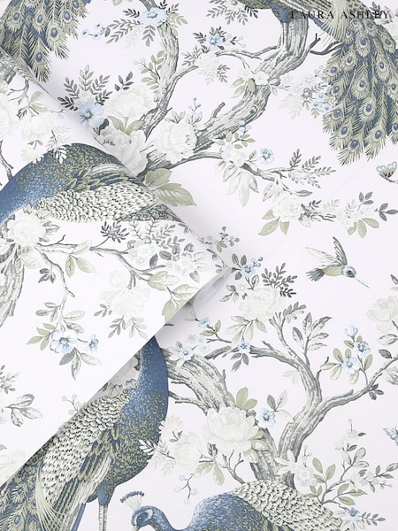 Laura Ashley Midnight Belvedere 10M Wallpaper (264413) | £46