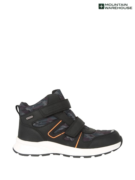 Black - Mountain Warehouse Jupiter Kids Adaptive Waterproof Walking Boots