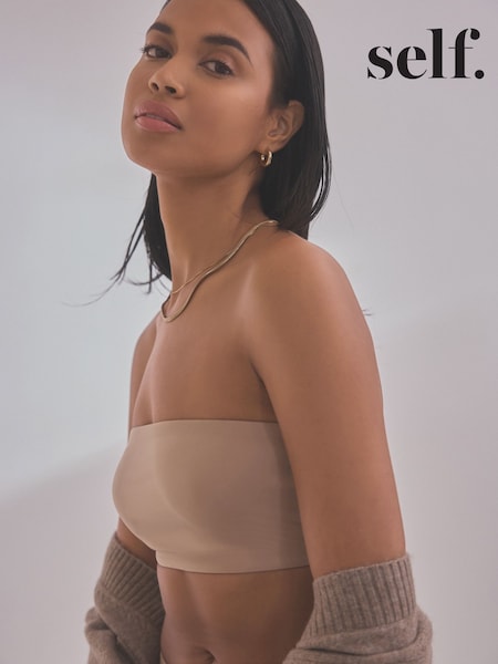 self. Praline Nude Bandeau Bra (265741) | £12
