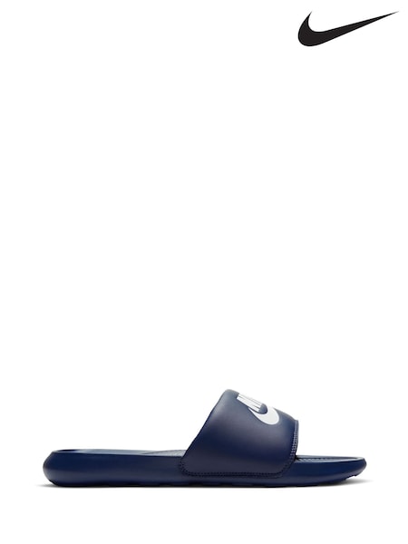 Nike Navy/White Victori One Sliders (266821) | £30