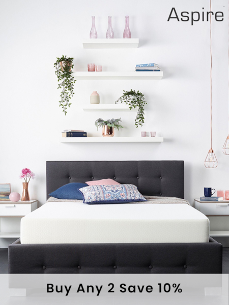 Aspire Furniture Black Stella End Lift Ottoman Bed & Mattress (266928) | £360 - £675
