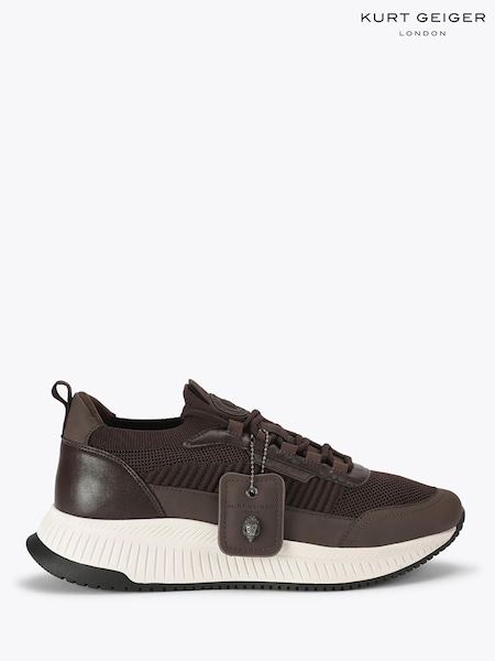 Brown - Regular Kurt Geiger London Manor Trainers