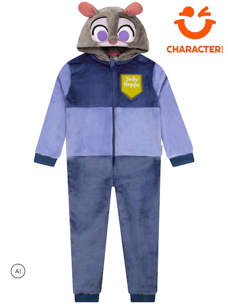 Blue - Character Disney Zootropolis Judy Hopps Onesie 3d Ears Set