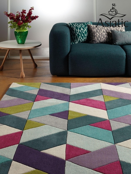 Asiatic Rugs Blue Funk Wool Rug (270628) | £297 - £865