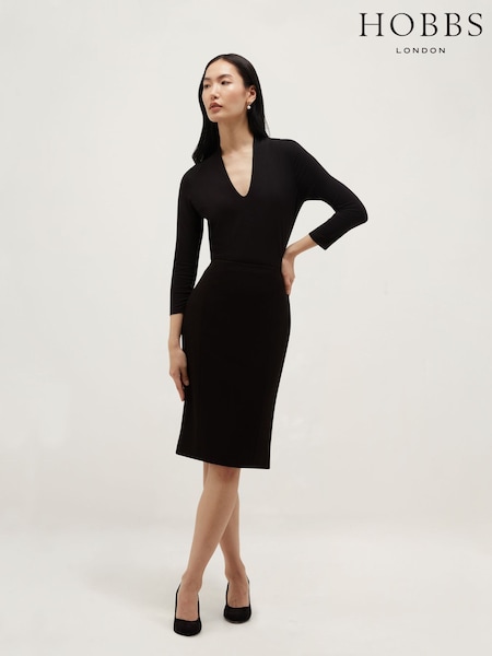 Black - Hobbs Lea Skirt