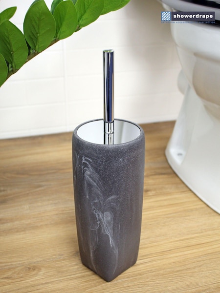 Showerdrape Grey Octavia Toilet Brush & Holder (272820) | £37