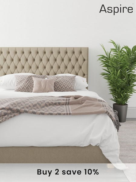 Aspire Furniture Natural Monroe End Lift Ottoman Storage Bed (273052) | £585 - £880