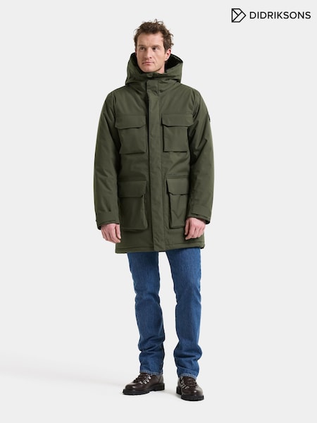 Green - Regular Didriksons Aiden Waterproof Coat