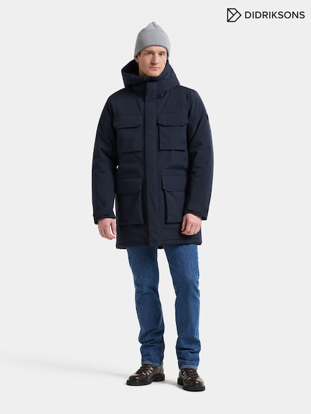 Blue - Regular Didriksons Aiden Waterproof Coat