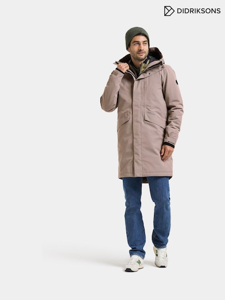 Brown - Regular Didriksons Kenny Waterproof Coat