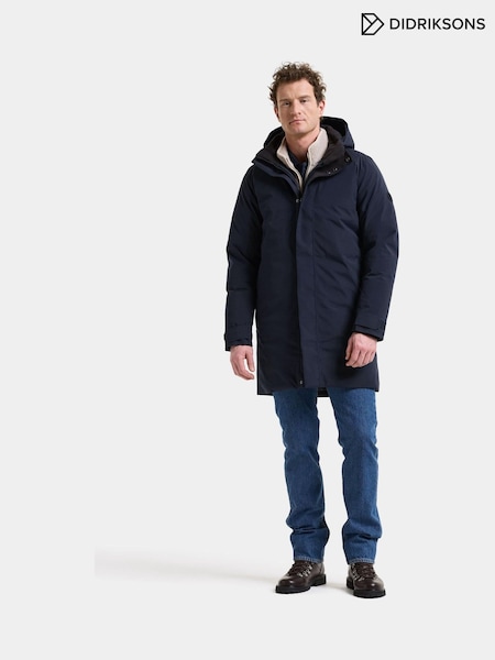 Blue - Regular Didriksons Hektor Waterproof Coat