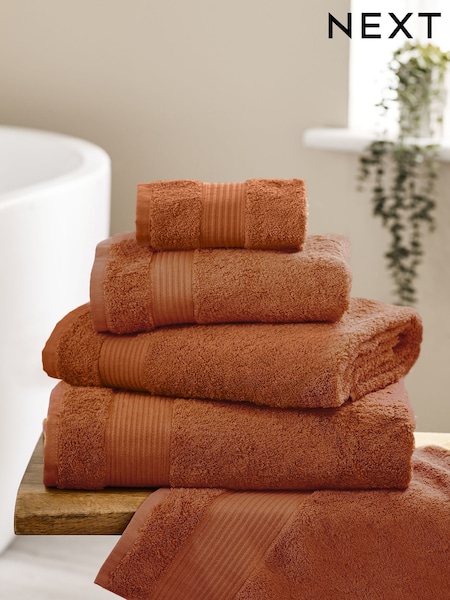 Orange Burnt Egyptian Cotton Towel (274052) | £6 - £26