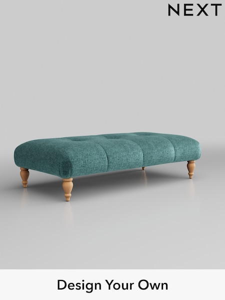 Plush Chenille/Dark Teal Green Erin Buttoned Back Deep Sit (277311) | £499