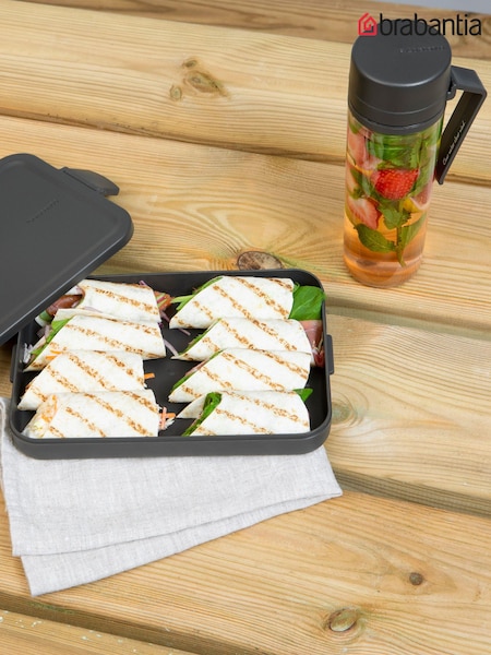 Brabantia Grey Make & Take Lunch Set - Water Bottle & Lunch Box (278815) | £22