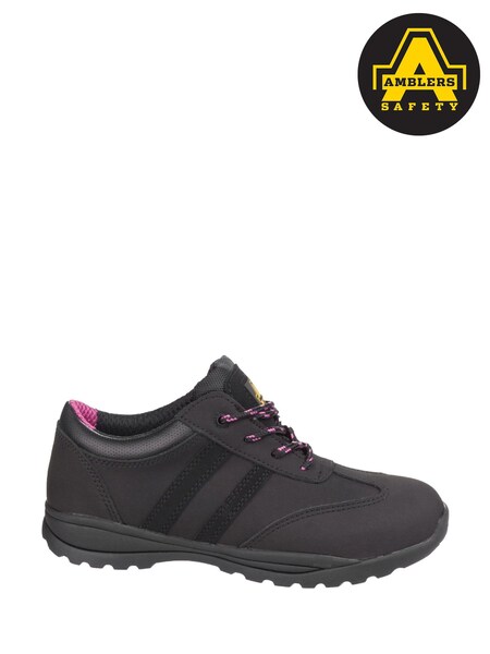 Amblers Safety Black FS706 Sophie Lace-Up Safety Trainers (280516) | £60