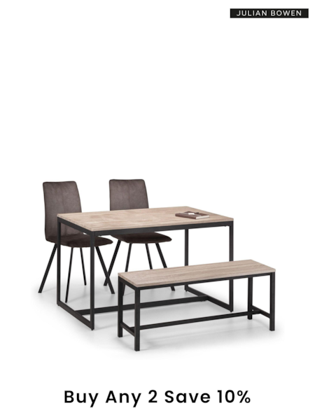 Julian Bowen Sonoma Oak Tribeca Dining Table (281530) | £180