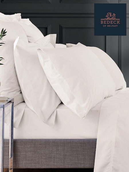 Bedeck Of Belfast Cream 1000 Thread Count Cotton Sateen Housewife Pillowcase (281866) | £23