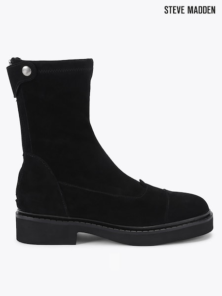 Black - Steve Madden Myer Suede Ankle Boots
