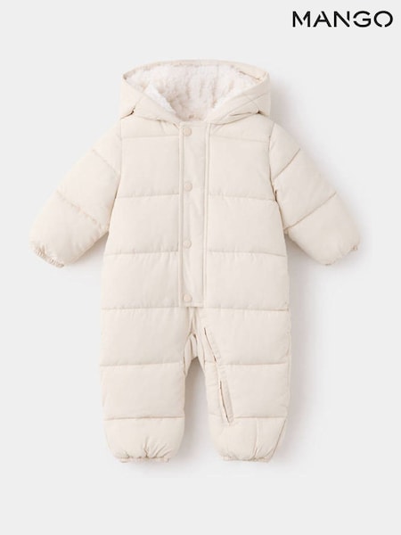 Cream - Mango Padded Lined Pramsuit