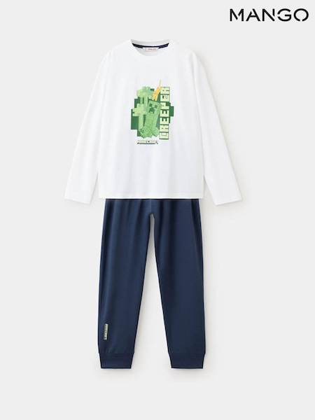 Blue - Mango Minecraft Pyjamas
