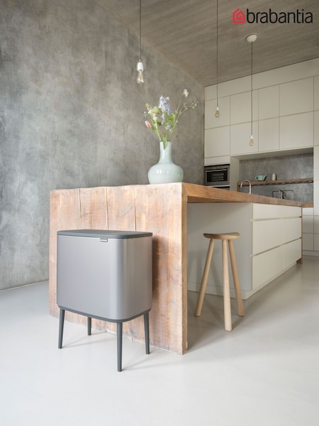 Brabantia Platinum Bo 36L Touch Bin (284505) | £150