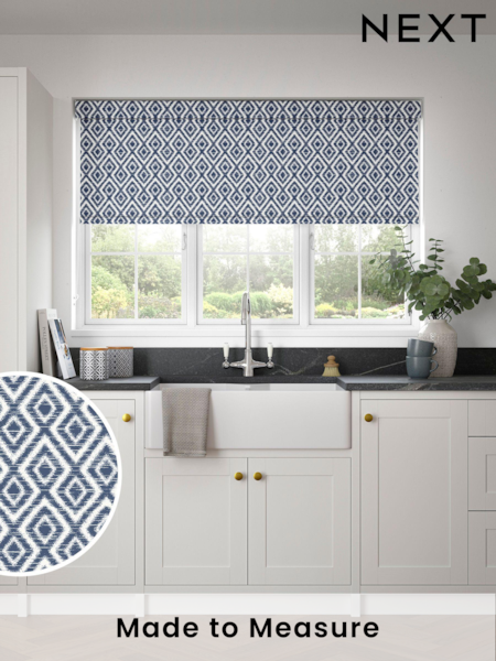 Blue Diamond Geo Made to Measure Roller Blind (285002) | £57