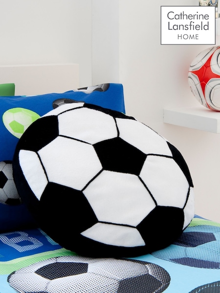 Catherine Lansfield White It's A Goal Cushion (285811) | £16