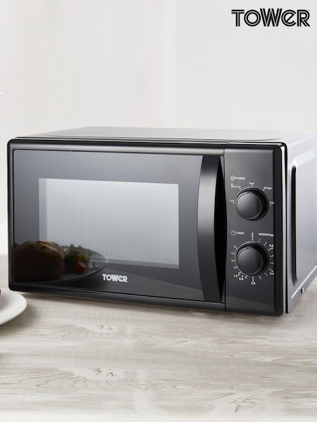 Tower Black 20L 700W Microwave (286393) | £100