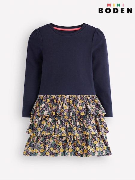 Blue - Boden Cora Jersey Rara Dress