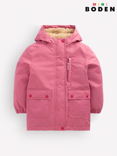 Pink - Boden 4-in-1 Waterproof Coat